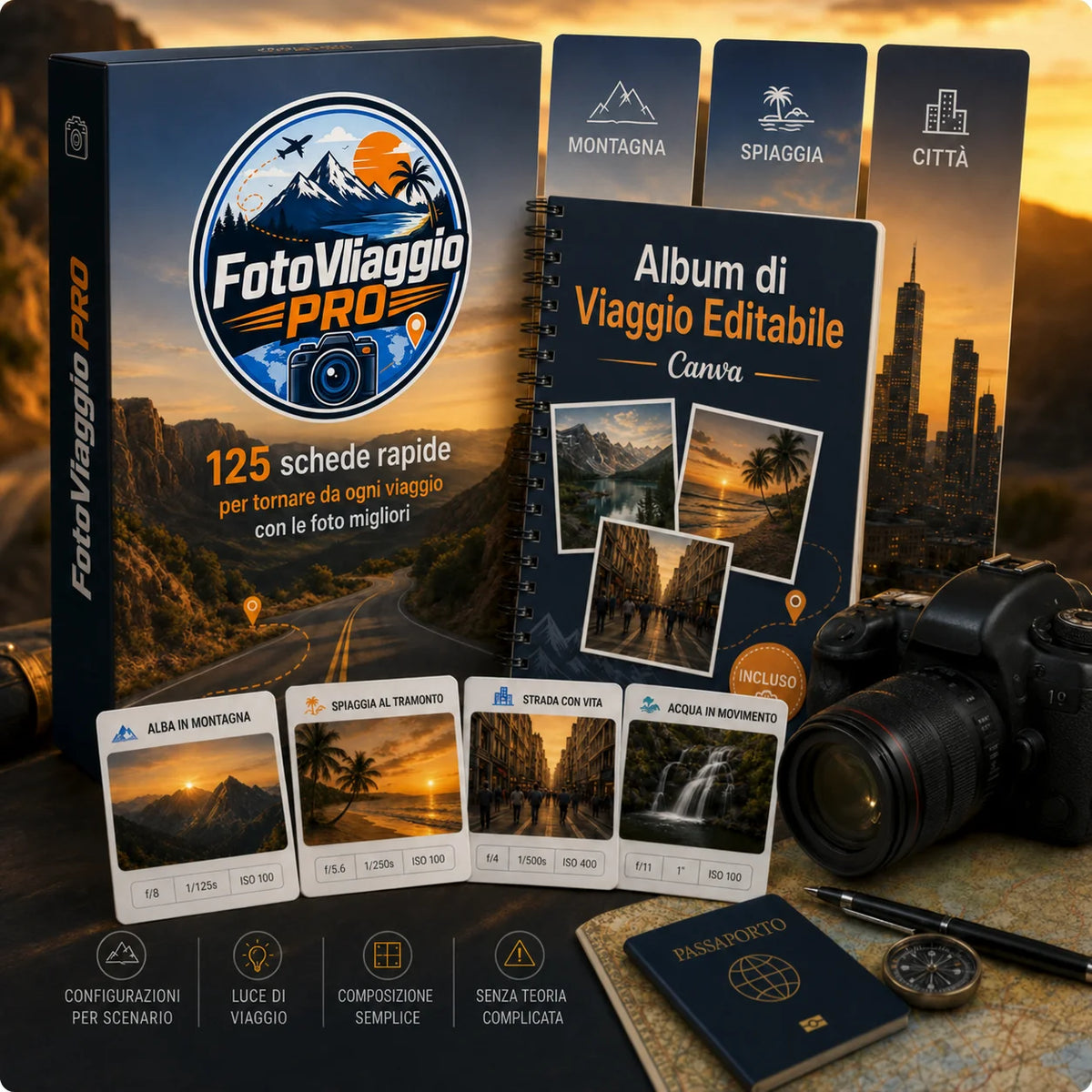 Foto Viaggio PRO + 5 Bonus + Album Modificabile